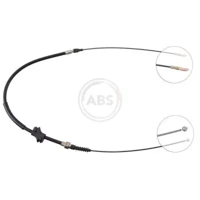 Cable de accionamiento, freno de estacionamiento A.B.S. K10158 Pago Seguro